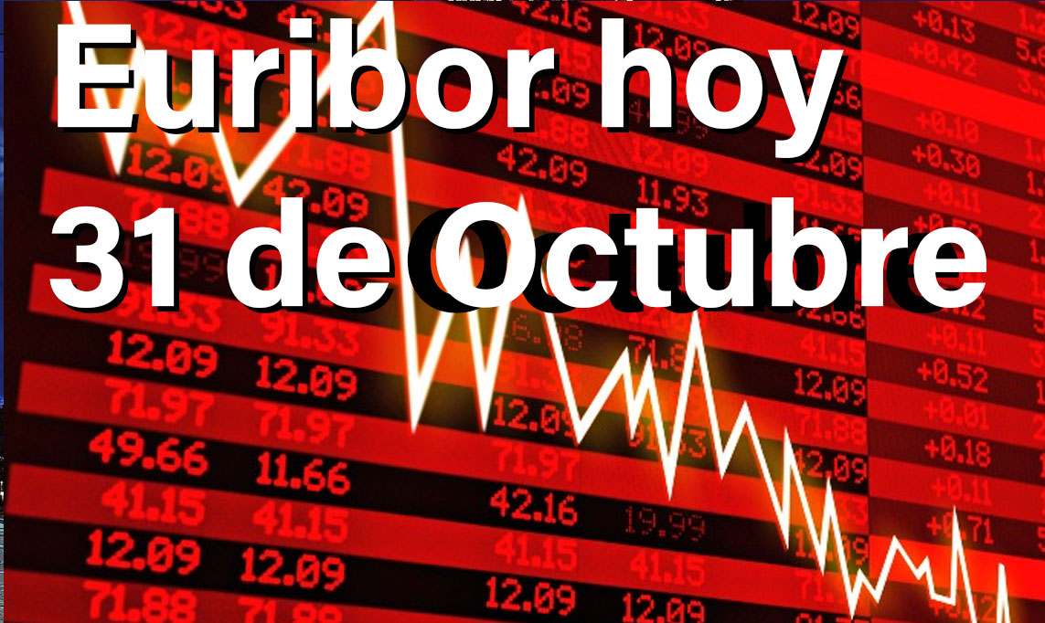 Euribor hoy 31 de octubre: Fiesta y alegría para los hipotecados españoles. 1