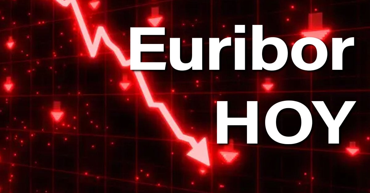 El Euribor vuelve a bajar con fuerza y vislumbra el 3.5% 1