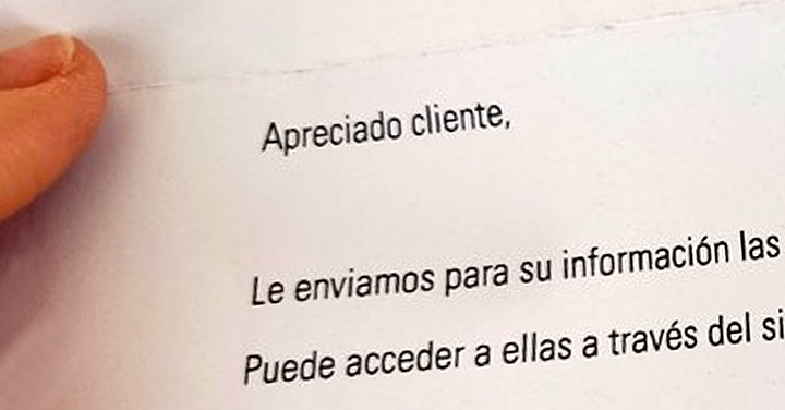 No te alertes si estos días recibes una carta de tu banco 1