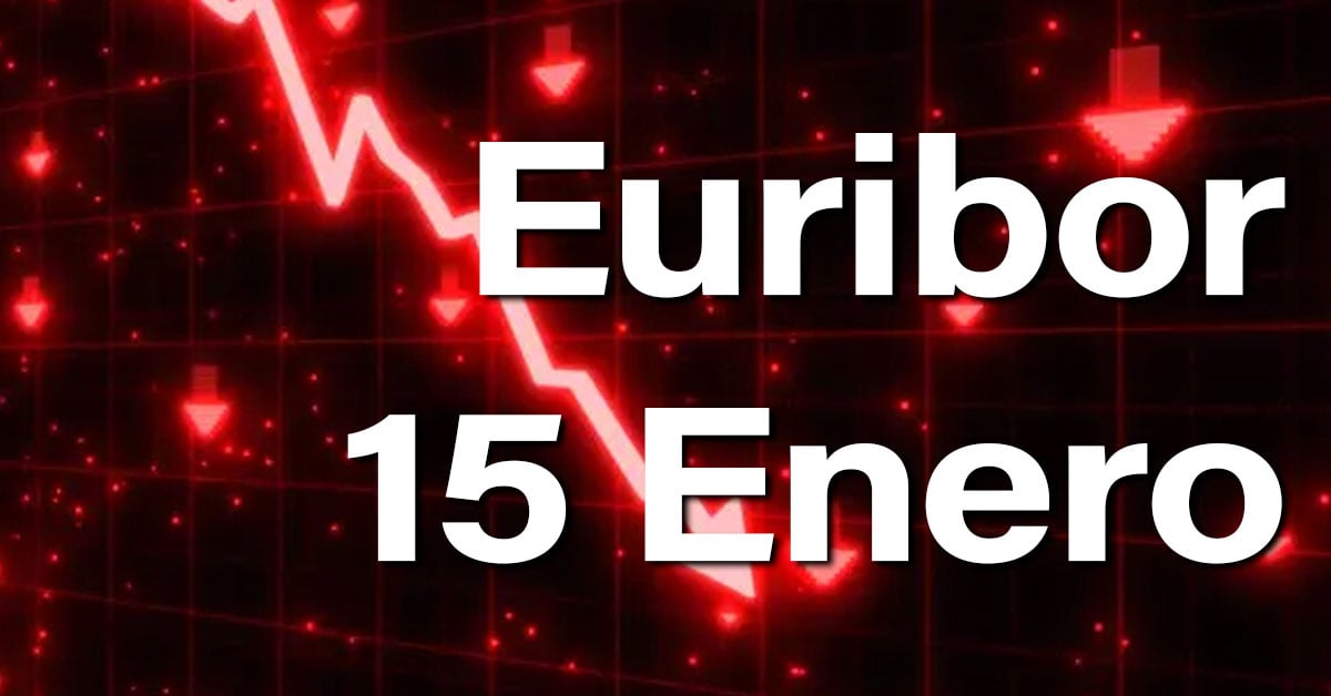 Euribor hoy 15 de Enero: Inmejorable comienzo de semana para las hipotecas de Europa 1