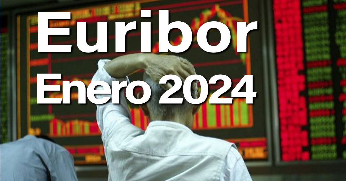 El Euribor comienza el 2024 cuesta arriba para los hipotecados 1