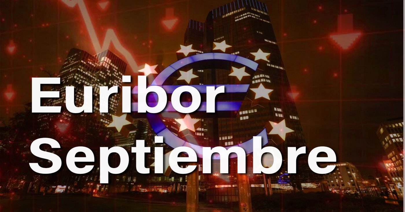 Buenísimas noticias para los hipotecados con el Euríbor de septiembre 1